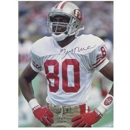 Sports Images Autographed Jerry Rice 30" x 40" Unframed Photograph
