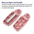 thumbnail image 4 of Uxcell Blinds Chain Handle, 2Pack 80mm Roller Shade Cord Weights for Window Parts, Pink, 4 of 6