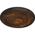 thumbnail image 3 of Ekena Millwork 20"OD x 1 3/8"P Randee Ceiling Medallion (Fits Canopies up to 3 7/8"), Hand-Painted Rust, 3 of 6