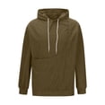 thumbnail image 7 of FAVIPT Mens Oversized Corduroy Sweatshirt Dogs Cats Pet Carrier Pullover Kangaroo Pouch Long Sleeve Hoodie 2026 Brown,XXXL, 7 of 7