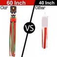 thumbnail image 2 of 2 Pack 60 Inch Christmas Hanging Nutcracker Windsock Flags Christmas Decorations Outdoor Indoor Front Door Patio Porch Patio Tree Lawn Garden Party Decorations, 2 of 6