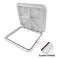 thumbnail image 3 of 20.08 Inch x 18.11 Inch Marine Deck Access Inspection Hatch Plate Lid Cover for Boat Yacht White, 3 of 6