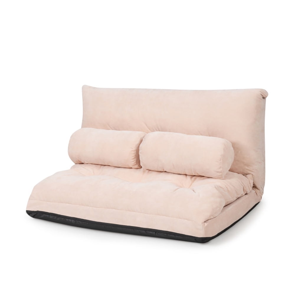 Finihen Adjustable Floor Sofa Couch, Foldable Lazy Sofa Sleeper Bed, Multi-Functional Floor Loveseat, 6-Position Adjustable Sleeper Lounge Couch with 2 Pillows, for Reading, Gaming, Beige Finihen Adjustable Floor Sofa Couch, Foldable Lazy Sofa Sleeper Bed, Multi-Functional Floor Loveseat, 6-Position Adjustable Sleeper Lounge Couch with 2 Pillows, for Reading, Gaming, Beige