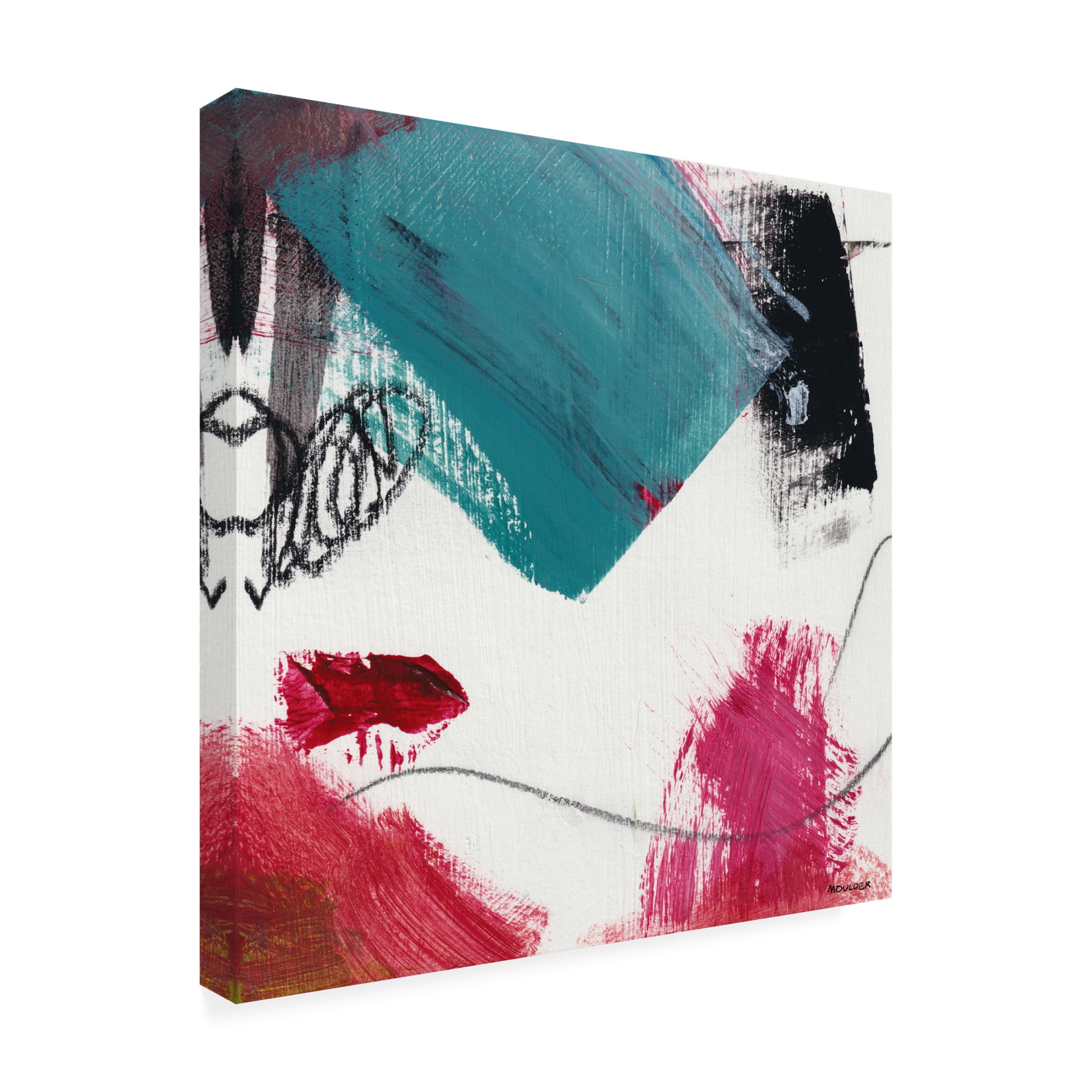 Canvas Wall Art - Kim Moulder 'Exonerate' Wall Art for Living Room, Bedroom, or Office Décor by Trademark Fine Art - 35 x 35 Inches