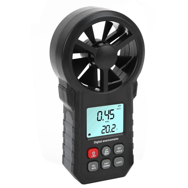 Anemómetro Digital Ticfox MT62 Medidor de Velocidad del Viento ABS