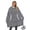 Grey, variant on Fantaslook Wearable Blanket Hoodie for Women and Men, Oversized Sherpa Fleece Blanket Sweatshirt with Sleeves & Pocket