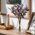 thumbnail image 4 of Artificial Eucalyptus Branches with Purple Fruit for Living Room Table Decor, Faux Branches for Vase, 3-Pack, 4 of 4