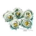 thumbnail image 6 of Happy date 10Pcs 4.5cm Artificial Flower Head Retro DIY Realistic Decorative Handcrafts Faux Rose Head Home Decor, 6 of 8