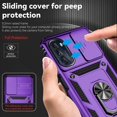 thumbnail image 4 of for Moto G 5G 2022 Case with Slide Camera Cover HD Screen Protector [Military Grade 16ft. Drop Tested] Magnetic Ring Holder Kickstand Protective Phone Case for Motorola Moto G 5G 2022, Purple, 4 of 17