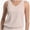 Beige, variant on Women V Neck Tank Tops Summer Sleeveless Casual Tops Loose Fit Banded Bottom Shirts