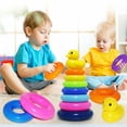 thumbnail image 3 of Duck Stacking Ring Super Stack Up Educational Toy Multicolour 12 Rings for Toddlers, 3 of 4