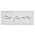 thumbnail image 5 of Stupell Industries Love You More Heart Icon Soft Beloved Phrase, 10 x 24, Designed by Daphne Polselli, 5 of 5