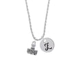 thumbnail image 2 of Delight Jewelry Silvertone LIVE Stamp Silvertone Script Initial Disc - Z - Charm Necklace, 20"+3", 2 of 4