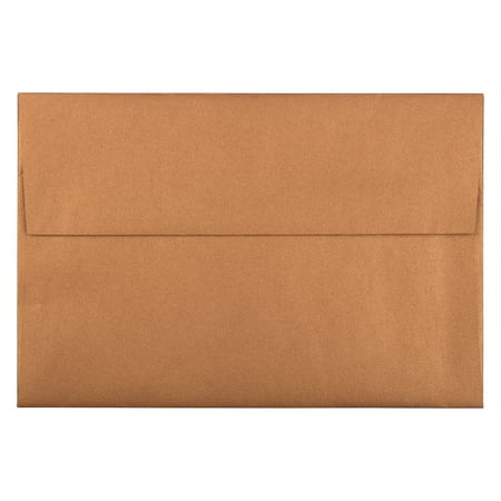 UPC: 0609722981002 | JAM A8 Envelopes  5.5×8.1  Copper Metallic  25/Pack
