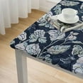 thumbnail image 5 of HAOXIT   Table Cloth Floral Rectangle, Square Tablecloth Hand Block Print Table Cover Blue Tablecloth Dining, Kitchen, Equinoxe- Christmas 40*40, 5 of 8
