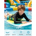 thumbnail image 4 of Aideaone 2 Piece Boys Swim Set with Swim Trunks Kids Rashguard Swimsuits Qiuck Dry Size 7-12, 4 of 6