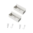 thumbnail image 2 of 2 piezas de estante para especias de refrigerador, soporte para condimentos, estante de almacenamiento de cocina versátil, práctico y profesional para Blanco, 2 of 8