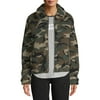 EV1 from Ellen DeGeneres Camo Printed Sherpa Jacket Women's