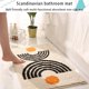 thumbnail image 3 of Alfombra De BañO Alfombra De BañO Absorbente De Agua De ImpresióN Simple Felpudo De Cocina Antideslizante Para Puerta De Casa, 3 of 4