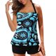 thumbnail image 2 of Bikinis Conjuntos Traje de Baño Mujer Estampado Floral Halter Split Traje de Baño Bikini Estampado Ropa de Playa Conjunto Odeerbi ODB117010, 2 of 6