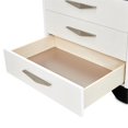 thumbnail image 6 of Tuxedo 3-Drawer Nightstand with Marble Top - Piano Keyboard, 6 of 13