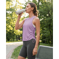 thumbnail image 4 of G4Free Lyocell Racerback Women Workout Tank Tops Ruch Side High Neck Muscle Tops for Gym Athletic Yoga, 4 of 8