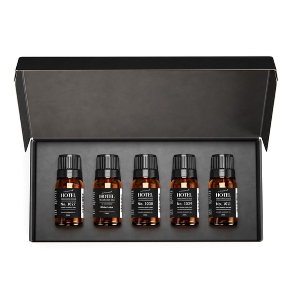AirScent Hotel Diffuser Oil Gift Set - Zen Hotel Scents - 10 mL, 0.34 fl oz Fragrance Oil Set -