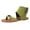 Green, variant on Utoimkio Flat Sandals for Women Summer Women Casual Open Toe Comfy Sandals Pinch Toe Beach Casual Shoes