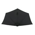 thumbnail image 5 of Bluewave Island Lanai 9-Ft Slate Grey Half Umbrella Polyester Canopy, 5 of 14