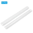 thumbnail image 3 of Unique Bargains 3pcs 20' Cable Raceway 40mm Dia Cord Cover Hider Cable Management with Buckle & Scale, White, 3 of 5