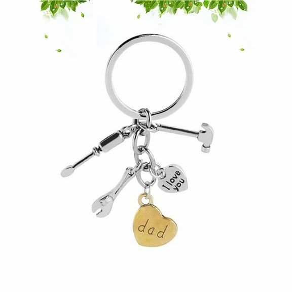LEORX Dad Keyring Father's Day Keychain Show Love to Dad 1Pack