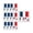 MulticolorD, variant on Uutvery 10 Pcs Football Themed Stickers, Classic Flag Designs for Fan Decor, Sports Party Favors Waterproof Decoration, 2.36x2.36 Inches