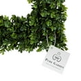 thumbnail image 5 of Pure Garden 16.5-Inch Indoor/Outdoor Artificial Greenery Boxwood Wreath for Frontdoor, Summer/Spring Decor, Green, 5 of 7
