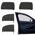 thumbnail image 5 of 1 Pair Car Rear Window Sunshade UV Protect Shield Mesh Prevent Mosquito Sunshine Privacy Protection Elastic Folding Curtain for Most Vehicles Sedans SUVs, 5 of 8