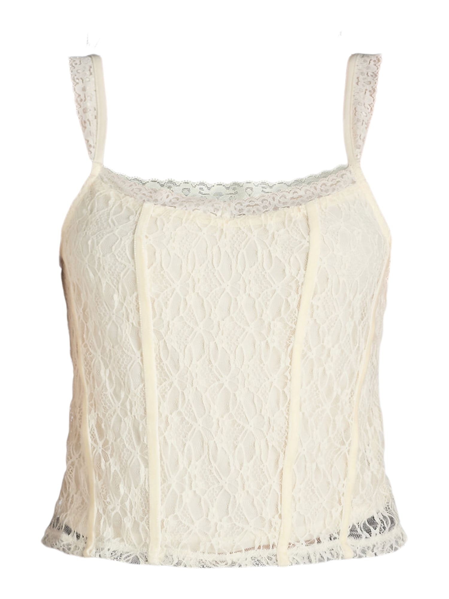 Self Esteem Women's Lace Corset Tank Top, Sizes XS-XL
