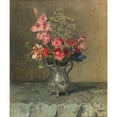 thumbnail image 3 of Hans Hamza 15x17 Black Modern Framed Museum Art Print Titled - Flowers in Henkelkrug, 3 of 5