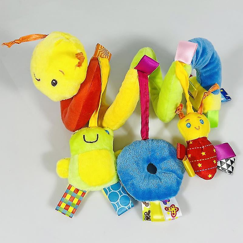 Pram Toys For Babies Spiral Activity Plush Hanging Toys With Ringing Bell children Pushchair car Seat crib Sensory Toy For Infant Boys Girls Unisex1pcs mu Walmart