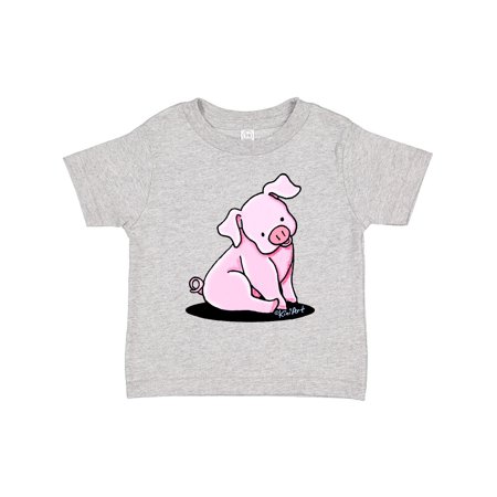 

Inktastic Sitting Pig Gift Toddler Boy or Toddler Girl T-Shirt