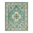 thumbnail image 4 of Wonnitar Floral Medallion Area Rug - 8x10 Area Rugs for Living Room Large Bedroom Rug, Turkish Printed Non Slip Non Shed Office Carpet for Dining Room Nursery Bathroom, Sky/Baby Blue, 4 of 8
