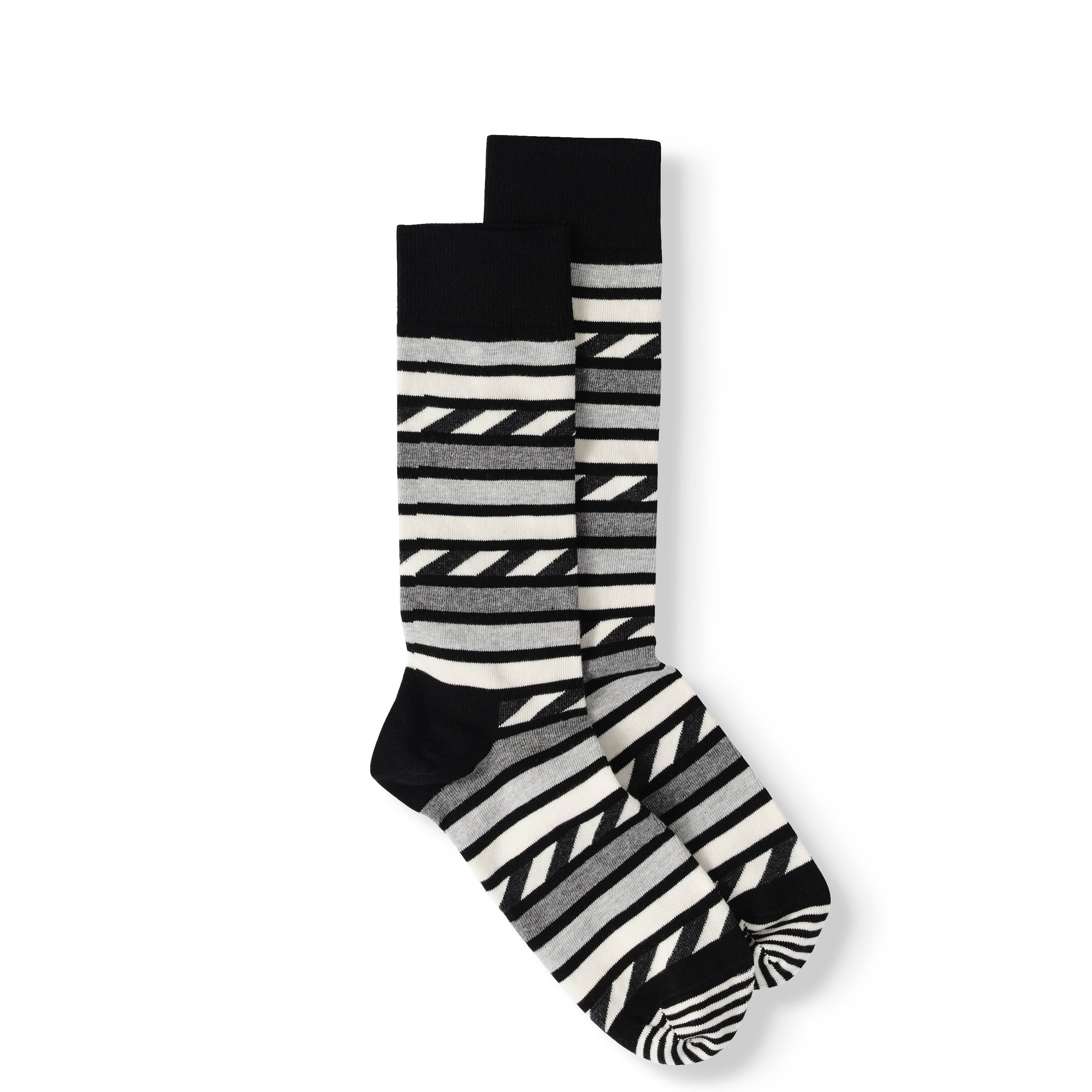 Happy Socks Men' Stripes & Stripes Crew Socks