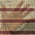 thumbnail image 3 of African Tulle Curtains with Rod Pocket, Native Indigenous People Different Poses Culture Borders, Sheer Drape for Wedding Party 2 Panels, 7 Sizes, Ruby Peach Black, by Ambesonne, 3 of 3