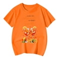 thumbnail image 3 of Chemises pour Enfants Filles Mode Décontractée Imprimé Manches Courtes Col Rond Été Vêtements Décontractés pour Enfants 5-6 Ans, 3 of 3