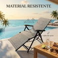 thumbnail image 3 of Silla Reclinable Camastro Portátil Aerotec para Exterior I-T-CH1347 Color Gris, 3 of 8