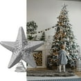 thumbnail image 1 of Xihbxyly Adorno para Árbol de Navidad, Estrella de Cinco Puntas con Cuentas, Elegante Diseño En Polvo, Metal y Plástico Inoxidables, Decoración para El Hogar y La Oficina, Ideal para Fiestas Navideña, 1 of 7