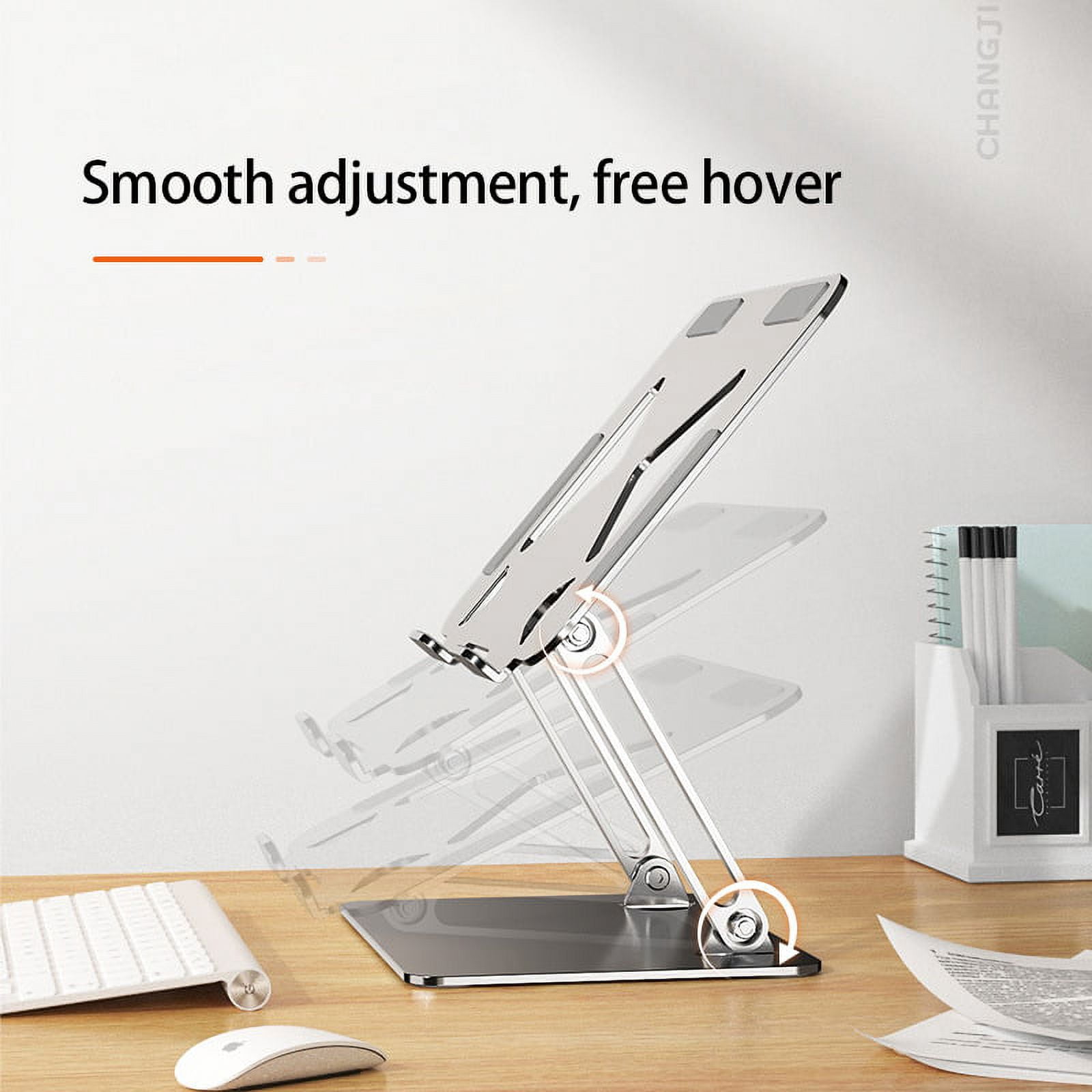Wehilion Adjustable Computer Stand for Laptop,Portable Laptop Stand,Ergonomic Notebook Riser with Heat-Vent,Multi-Angle Elevator for 10"-17" Laptop,Tablet,Graphics Drawing Tablet