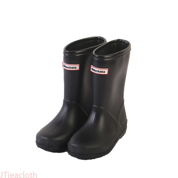 JTieacloth Girls Boys Kids Rain Boots,Non Sole Waterproof Lightweigh Rain Shoes Easy-on,Sizes 13