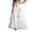 A-White705, variant on Wxolcjlv Women's Denim Patchwork Tulle Maxi Skirt Button Front Tiered Layered Skirts