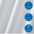 thumbnail image 2 of Mainstays 4 of a Kind Blackout Curtain Panels, Set of 4, White, 28" W x 63" L, 2 of 5