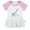 Pink Raglan Dresses, variant on iDzn Let's Par Tee Golf Funny Dresses For Baby, Newborn Babies Skirts, Infant Princess Dress, 0-24M Kids Graphic Clothes (Pink Raglan Dresses, 0-6 Months)