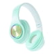 thumbnail image 4 of Auriculares Bluetooth inalámbricos con luz LED luminosa para respirar | Colores de macarrones | Diadema ajustable | Sobre la oreja ergonómica plegable | IPX5 | Ranura para tarjeta de 32 GB | Baja, 4 of 4